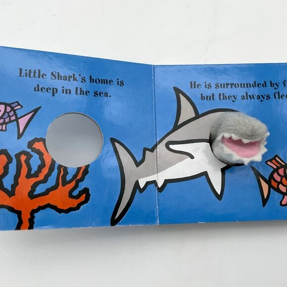 Little Shark Finger Puppet Board Book By Chronicle Books For Kids - Picture 4 of 4